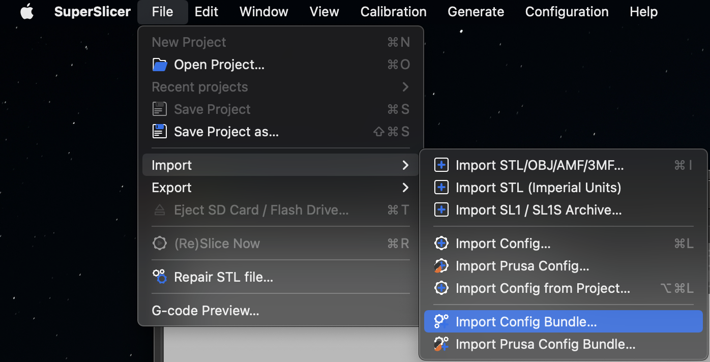 Setting up your Slicer Vision Miner